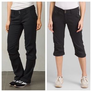 ⛰PrAna Halle Convertible Pant Black 8 Reg